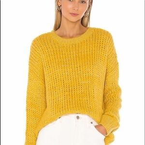 NWT | Superdown | Sheila Cozy Yellow Knit Sweater | Size Small